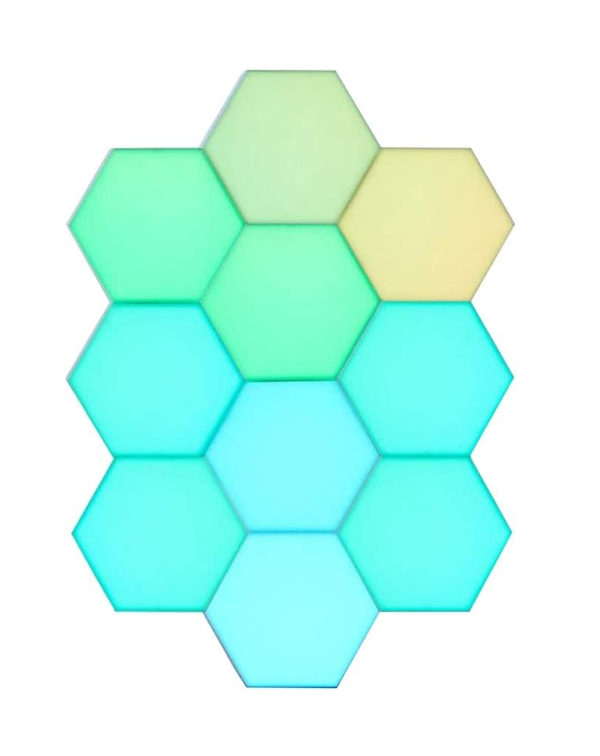 Hexagonal led gaming lamp